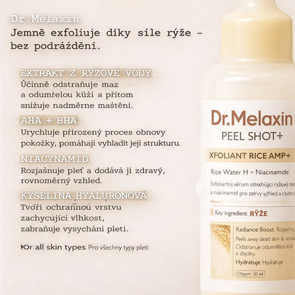 Dr.Melaxin - Rozjasňující sérum s rýžovým peelingem