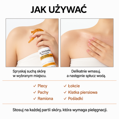 Dr.Melaxin - złuszczający kwas kojowy w sprayu z kurkumą