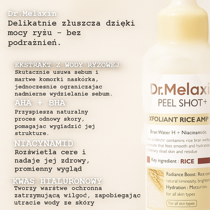 Dr.Melaxin - Serum Rozświetlające Z Ryżowym Peelingiem
